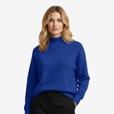 Charlotte™ | Myk Strikkegenser – Minimalistisk varme og stil