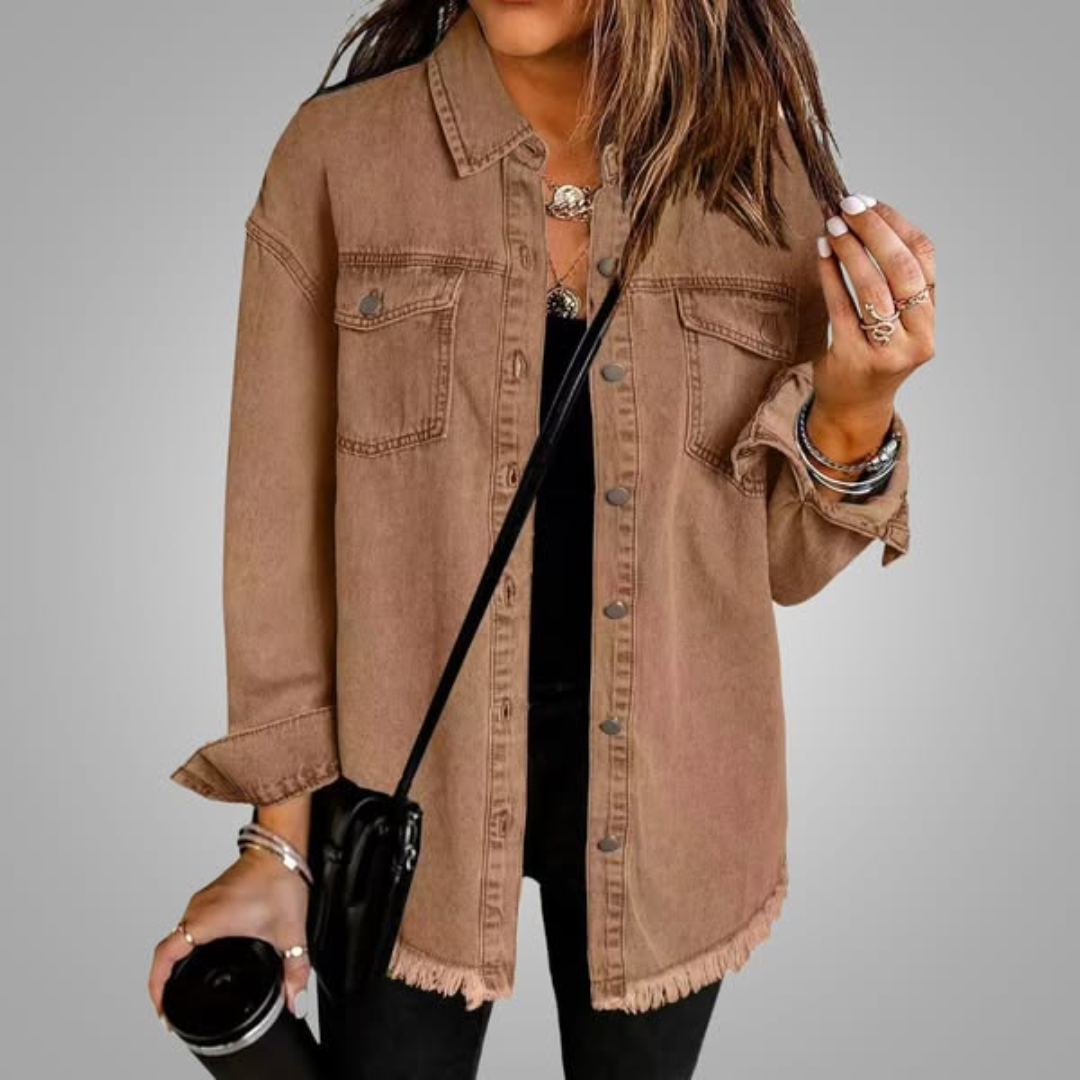 Kaja™ | Retro Denim Jacket