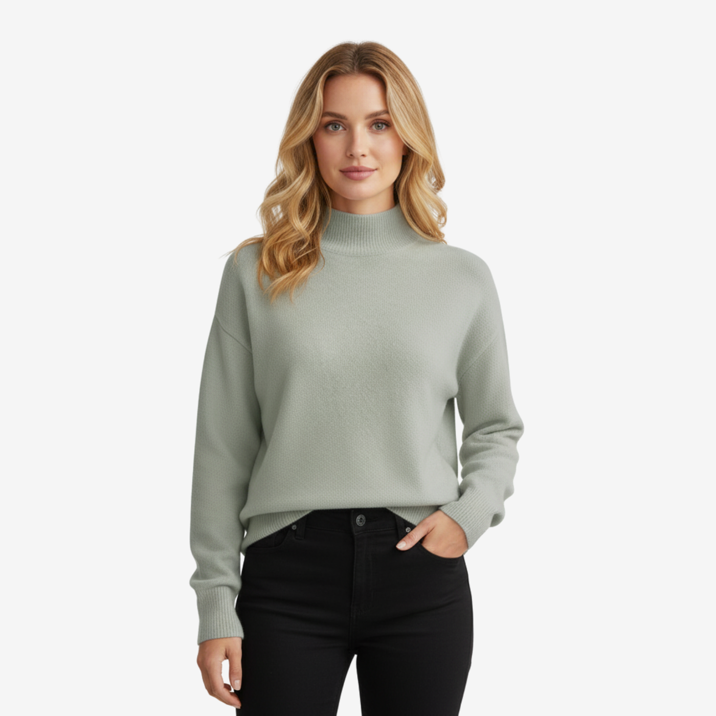 Charlotte™ | Myk Strikkegenser – Minimalistisk varme og stil