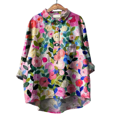 Antonie™ | Klassisk bluse med blomstermønster