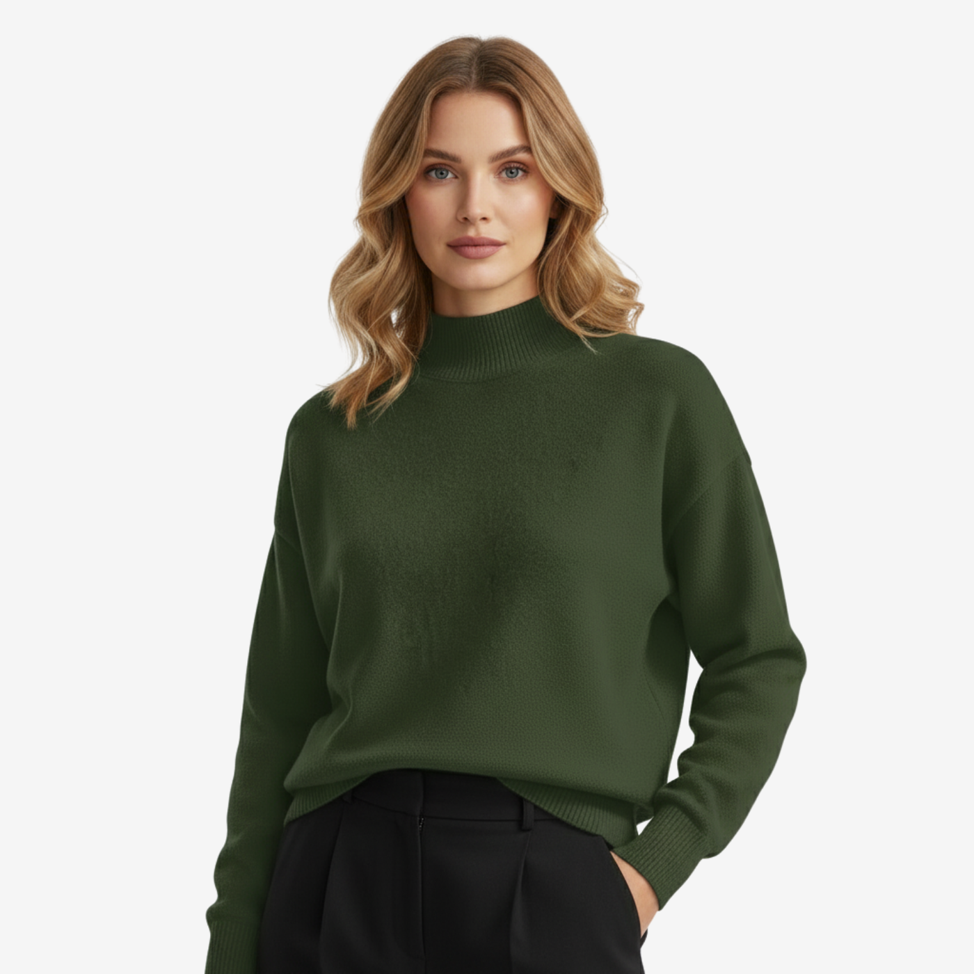 Charlotte™ | Myk Strikkegenser – Minimalistisk varme og stil