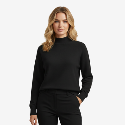 Charlotte™ | Myk Strikkegenser – Minimalistisk varme og stil