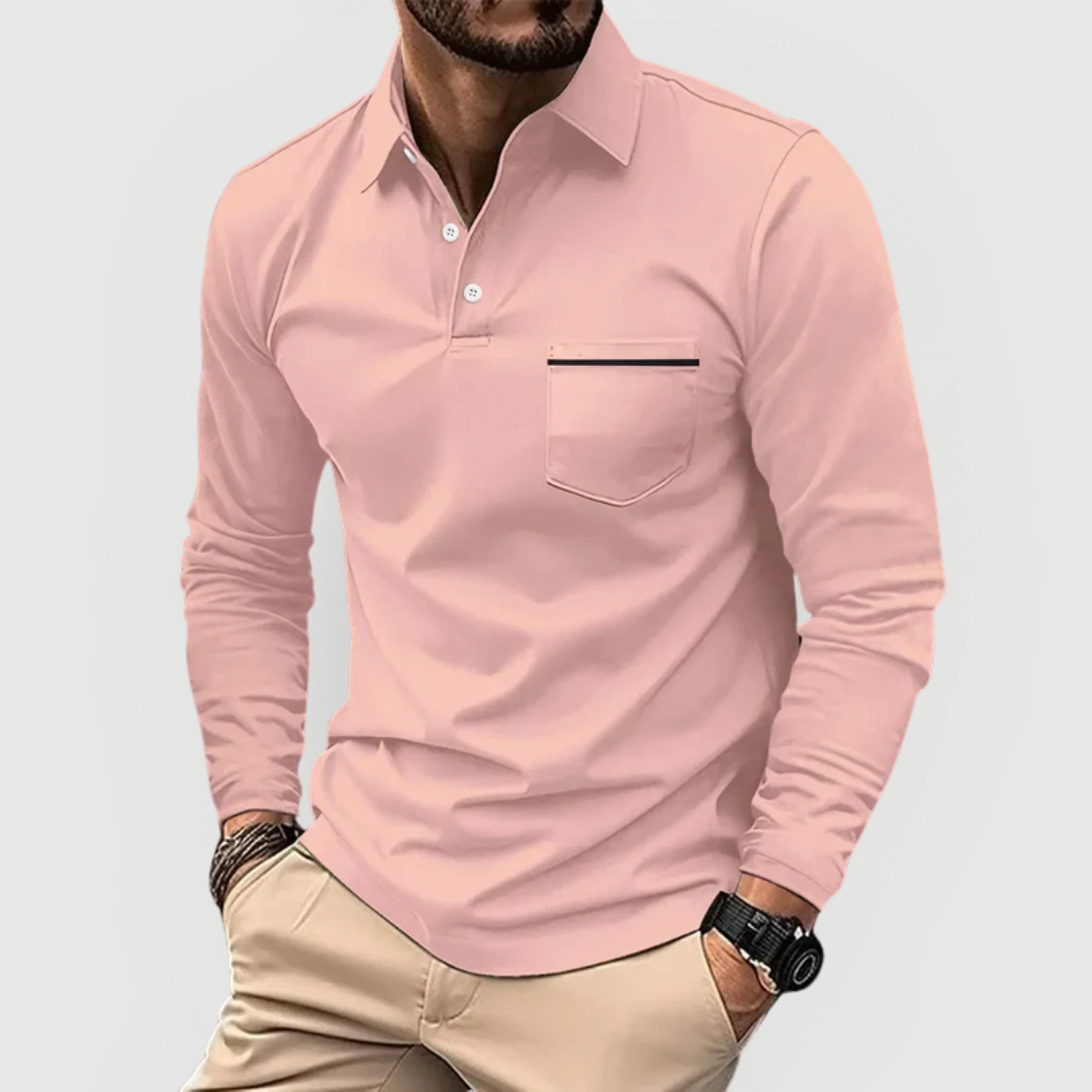 Rafaele™ | Elegant og komfortabel polo med praktisk lomme