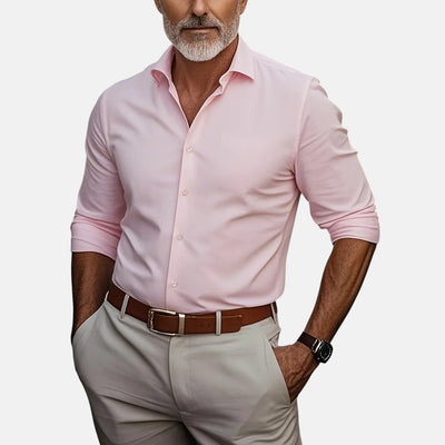 Gizmo™ | Herre Slim Fit Business Skjorte med Knyttfri