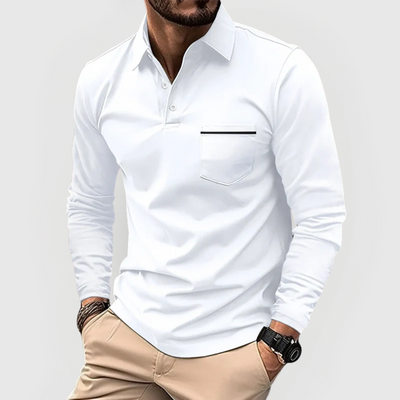 Rafaele™ | Elegant og komfortabel polo med praktisk lomme
