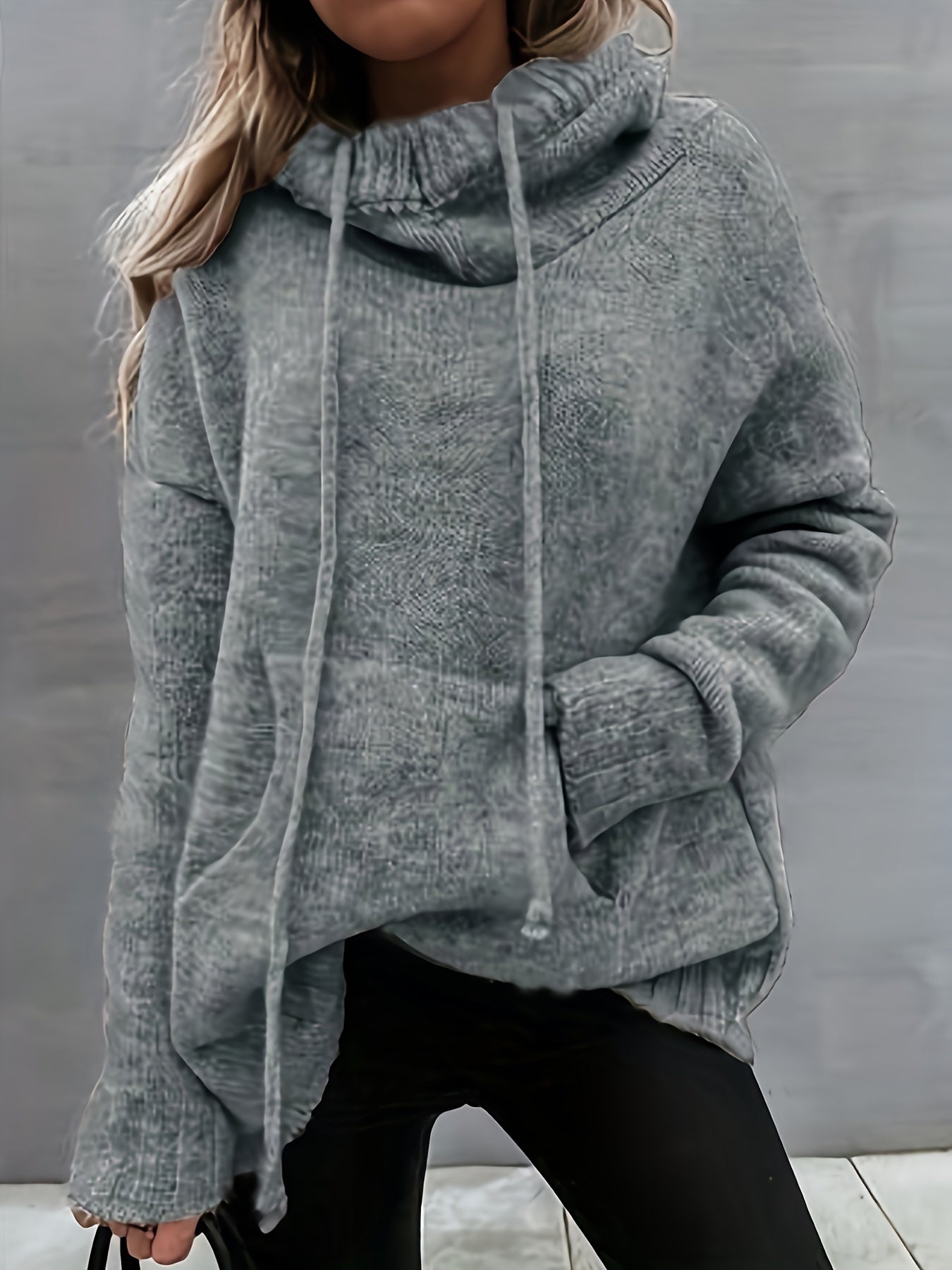 Laila | Langermet Genser Med Lomme