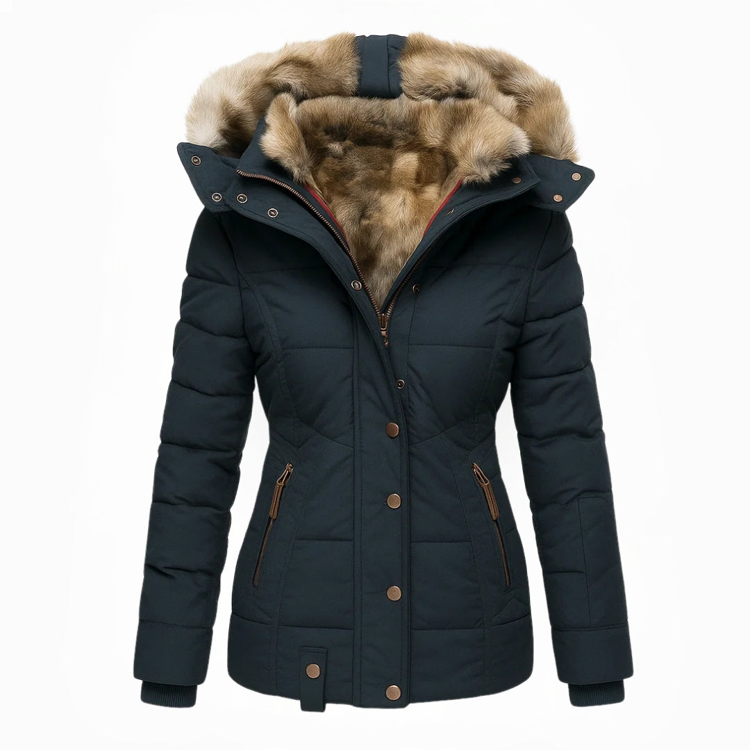 Olivia | Cozy Winter Jacket with Soft Fur Lining