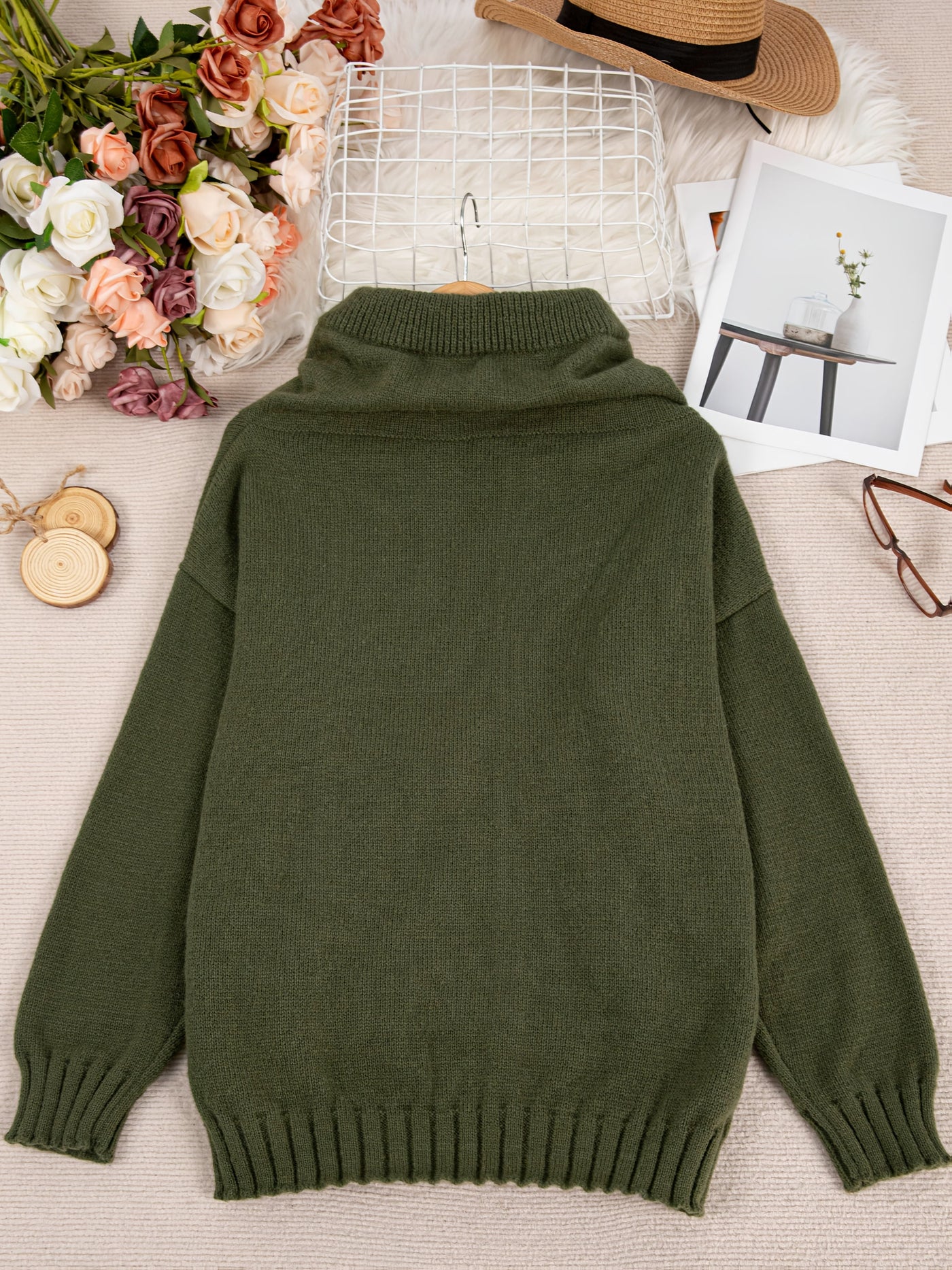 Laila | Langermet Genser Med Lomme