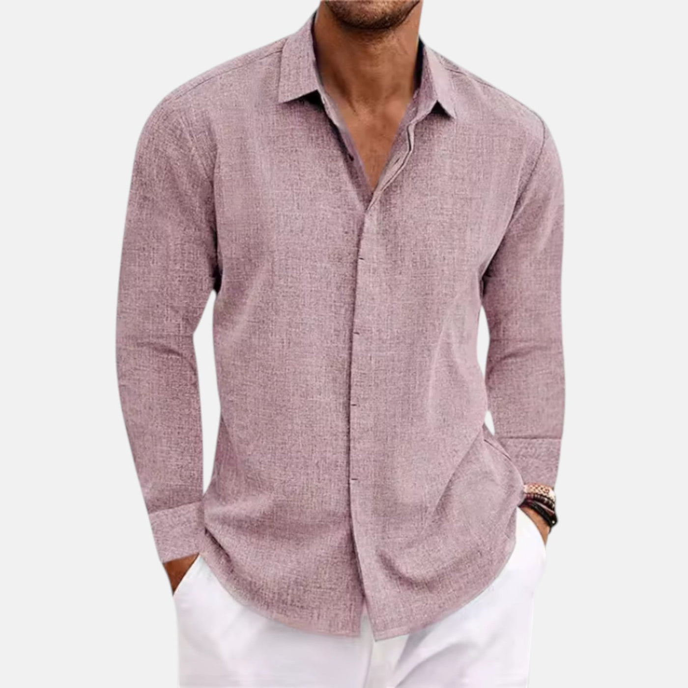 Giancarlo™ | Klassisk Lin Skjorte