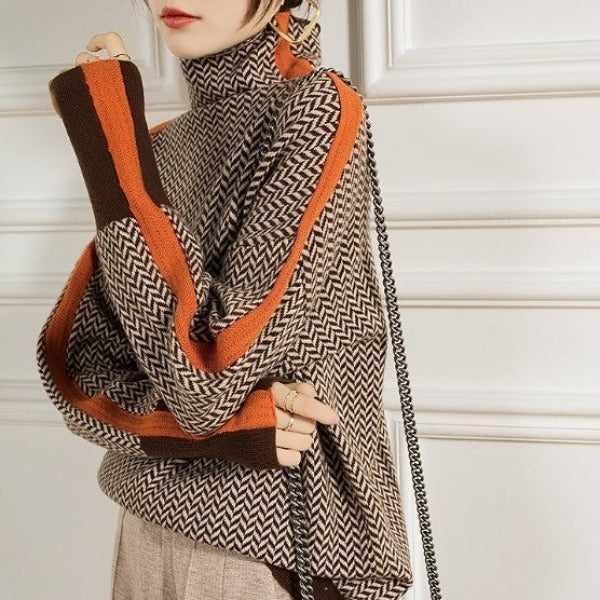 Mia - Stripete Genser