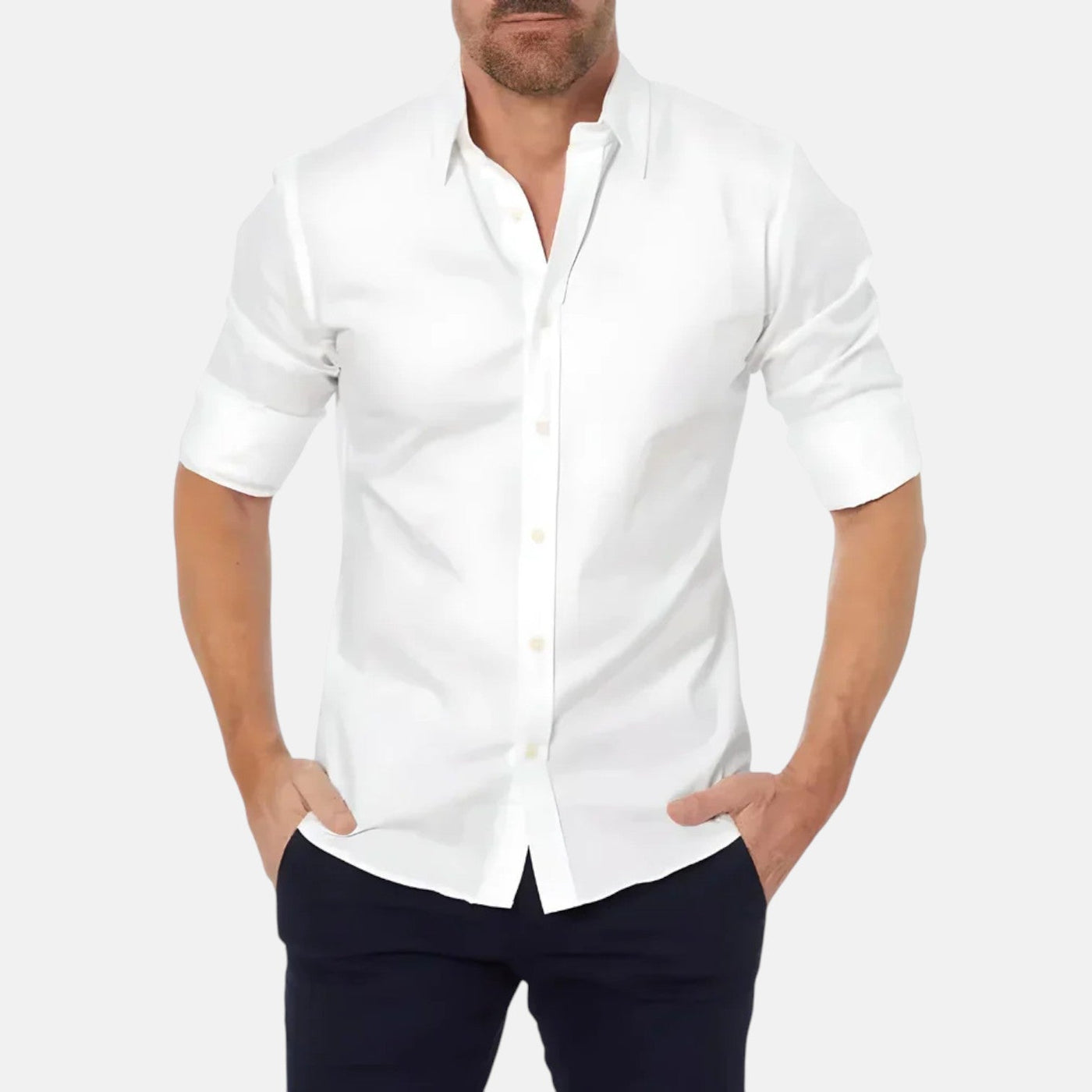 Rodolfo™ | Herre skjorte med glidelås