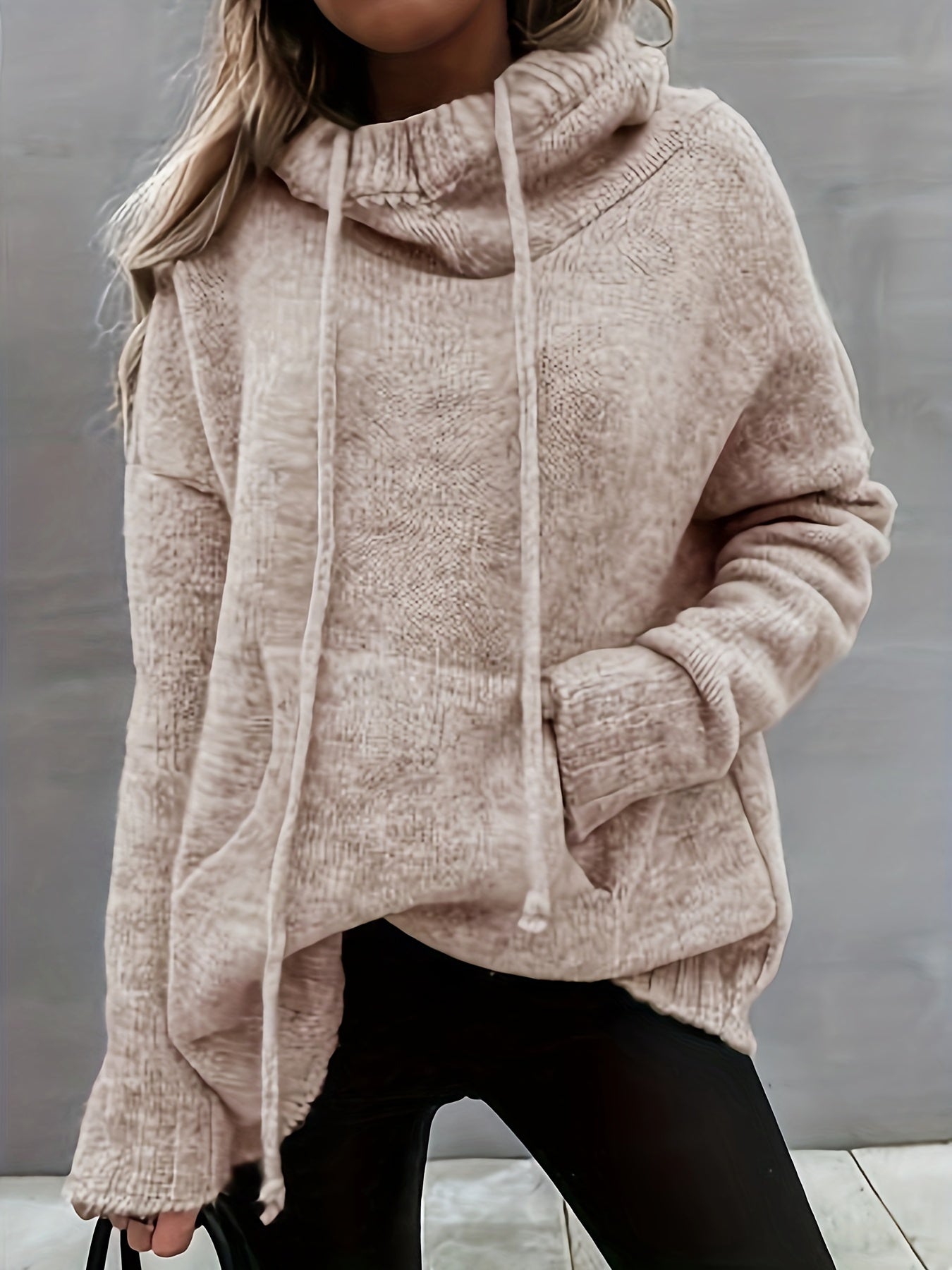 Laila | Langermet Genser Med Lomme