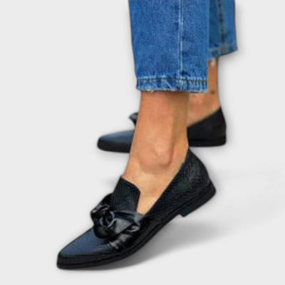 Zinnia | Elegante loafers med sløyfedetalj