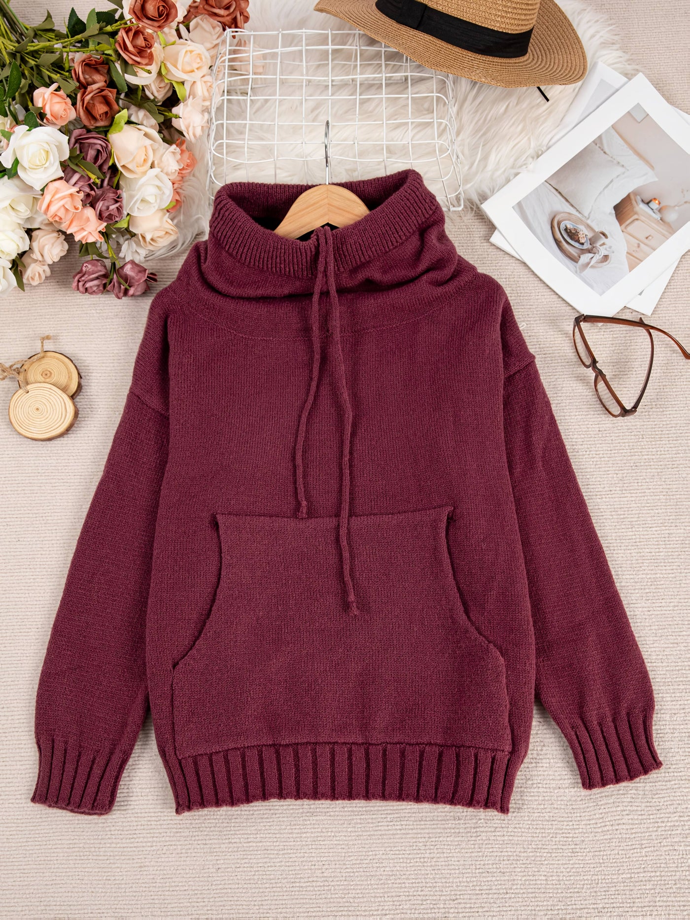 Laila | Langermet Genser Med Lomme