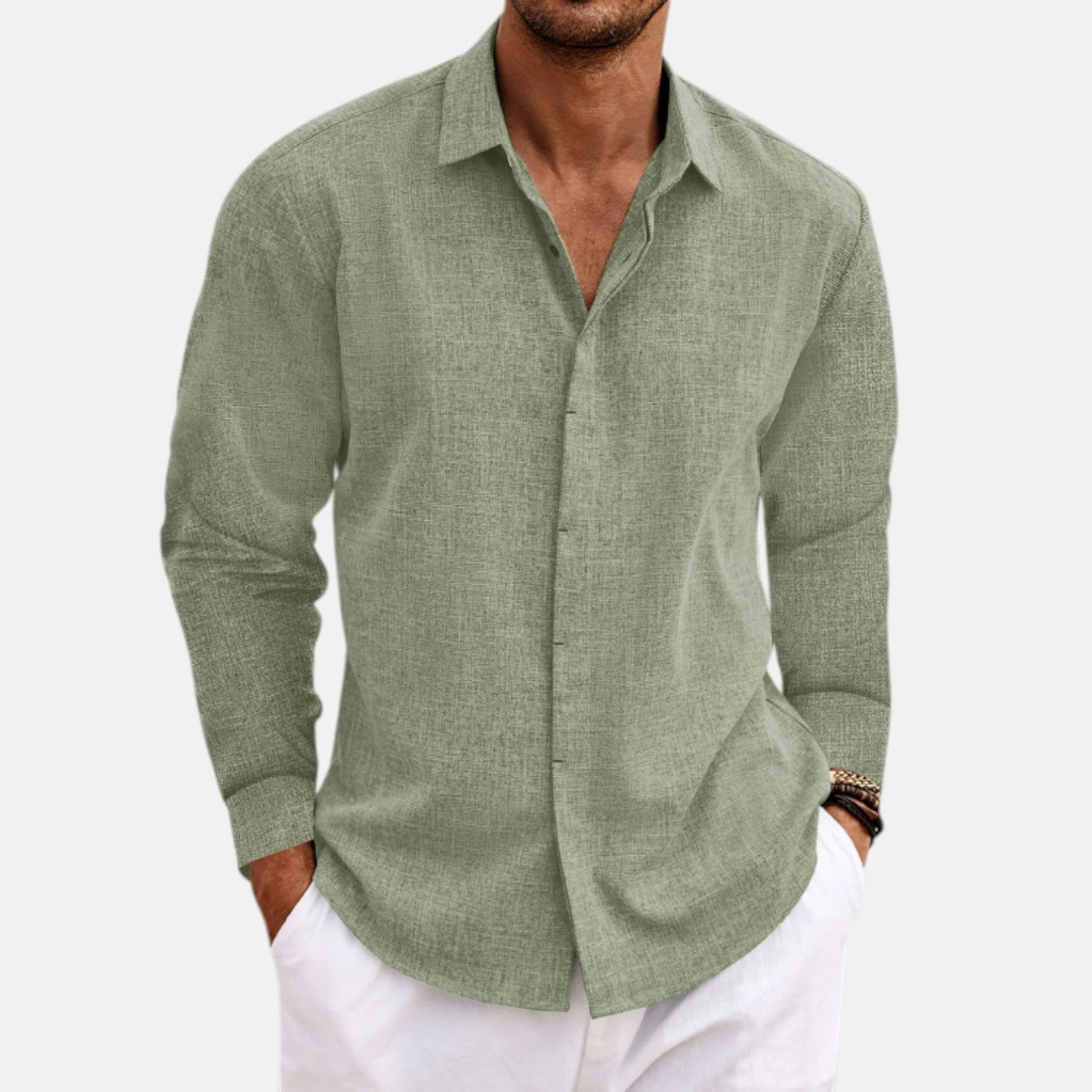 Giancarlo™ | Klassisk Lin Skjorte