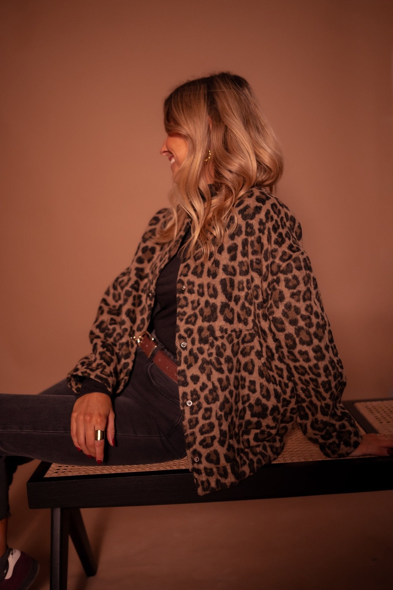 Charlene™ – Chic Leopard Print Jacket with Luxurious Appeal